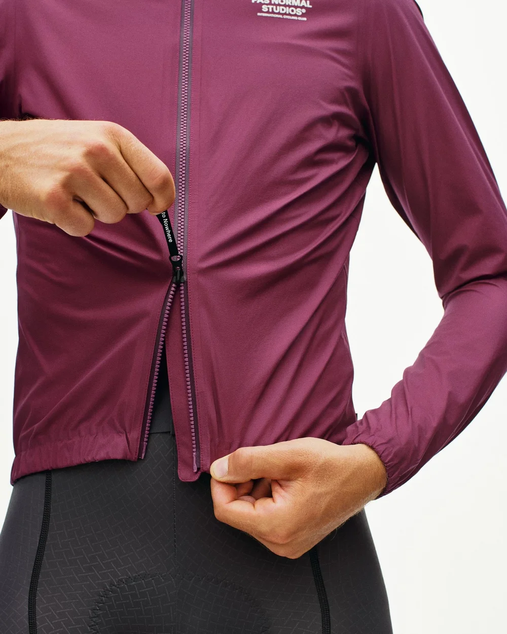 PAS NORMAL STUDIOS Mechanism Pertex Rain Jacket Plum Men — Cycle